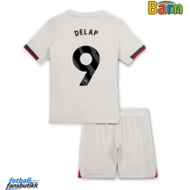 Chelsea Liam Delap #9 Bortedraktsett Barn 2025-26 Kortermet (+ Korte bukser)